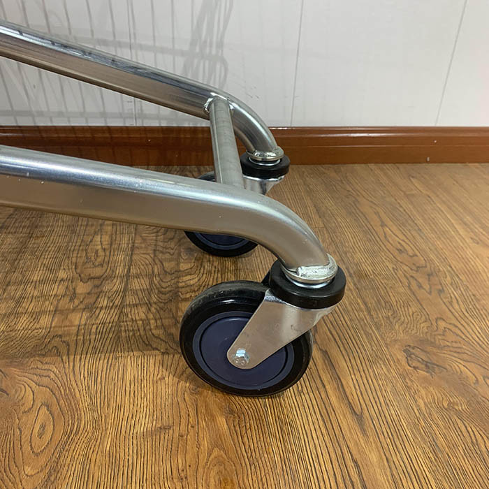 240L Convenience Store CE Certificate Elevator Wheel Steel Shopping Cart