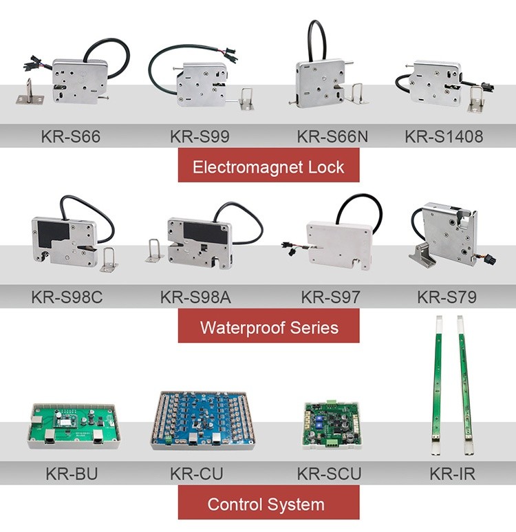 Kerong Smart 240kgs 1.2A Solenoid Cabinet Lock With TCP