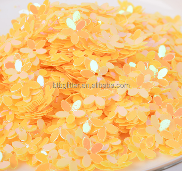 Glitter Sequins PET Art Craft Supplies Five-leaf Flower Loose Wedding Party Shoes Y3 10mm-20mm Stock Graduation Valentine's Day