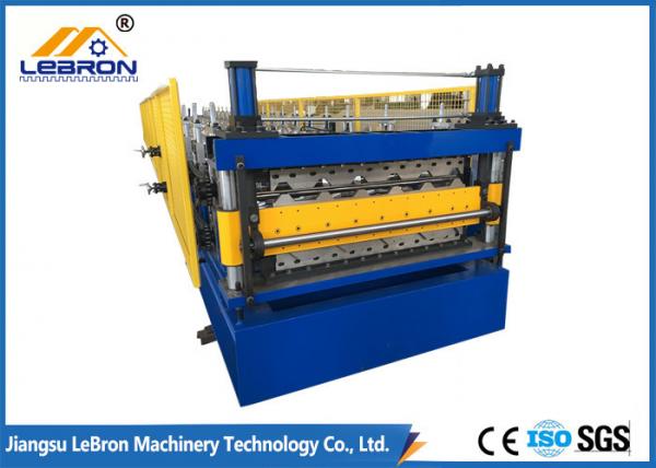 Quality New double layer roofing sheet roll forming machine 2018 new type PLC control automatic roll forming for sale