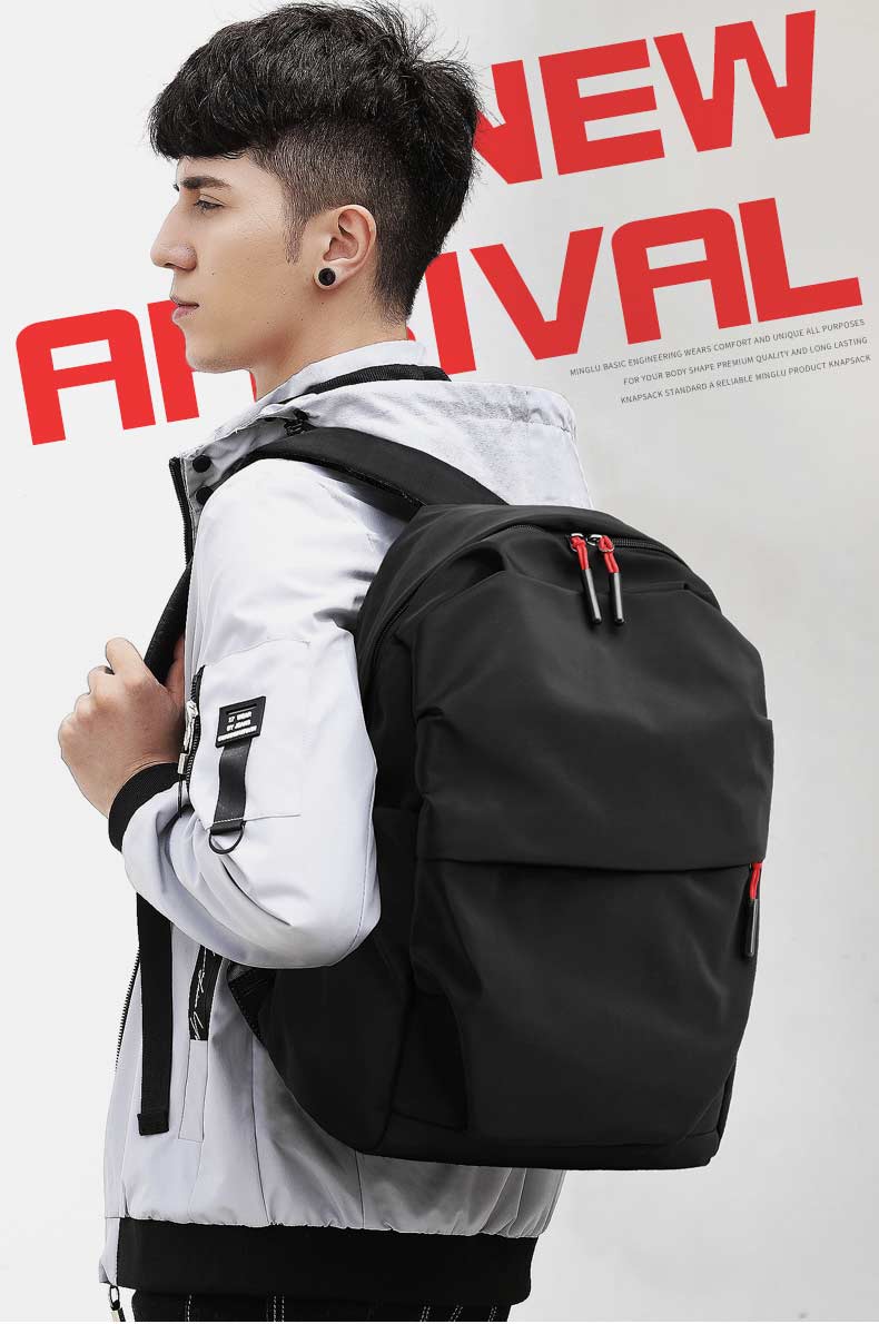 Factory wholesale new custom backpack Lightweight nylon Waterproof fashion school bag backpack for men women