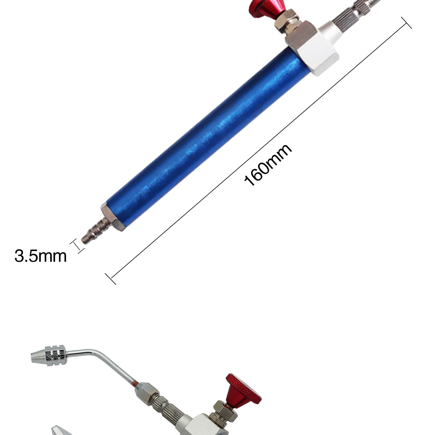 Metal Welding Machine Accessories Oxygen Welding Torch With 5 Tips