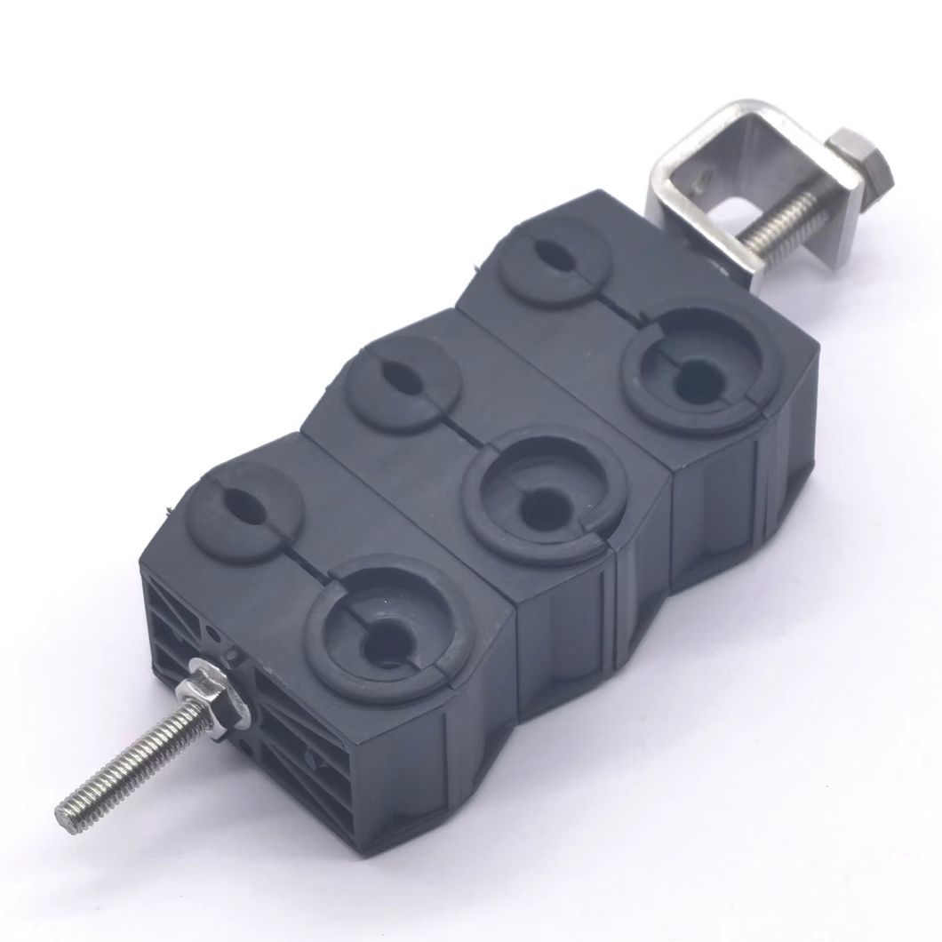 Combined Cable Clamp for Rru Fiber Optical Cable and DC Power Cable