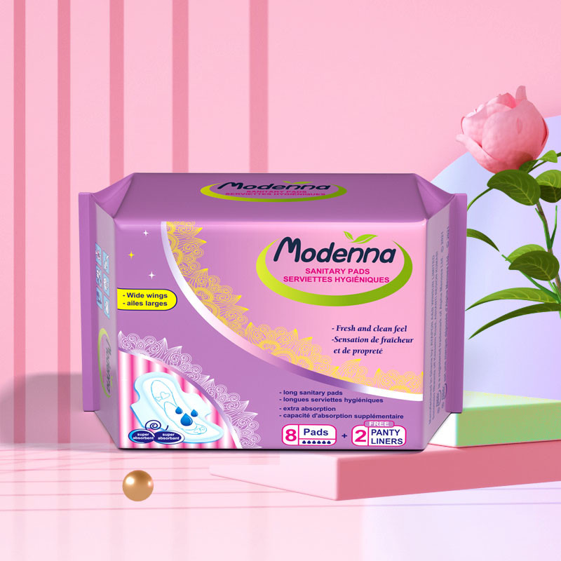 Menstrual Sanitary Napkin Panty Eco Friendly Breathable Cotton Napkins For Periods