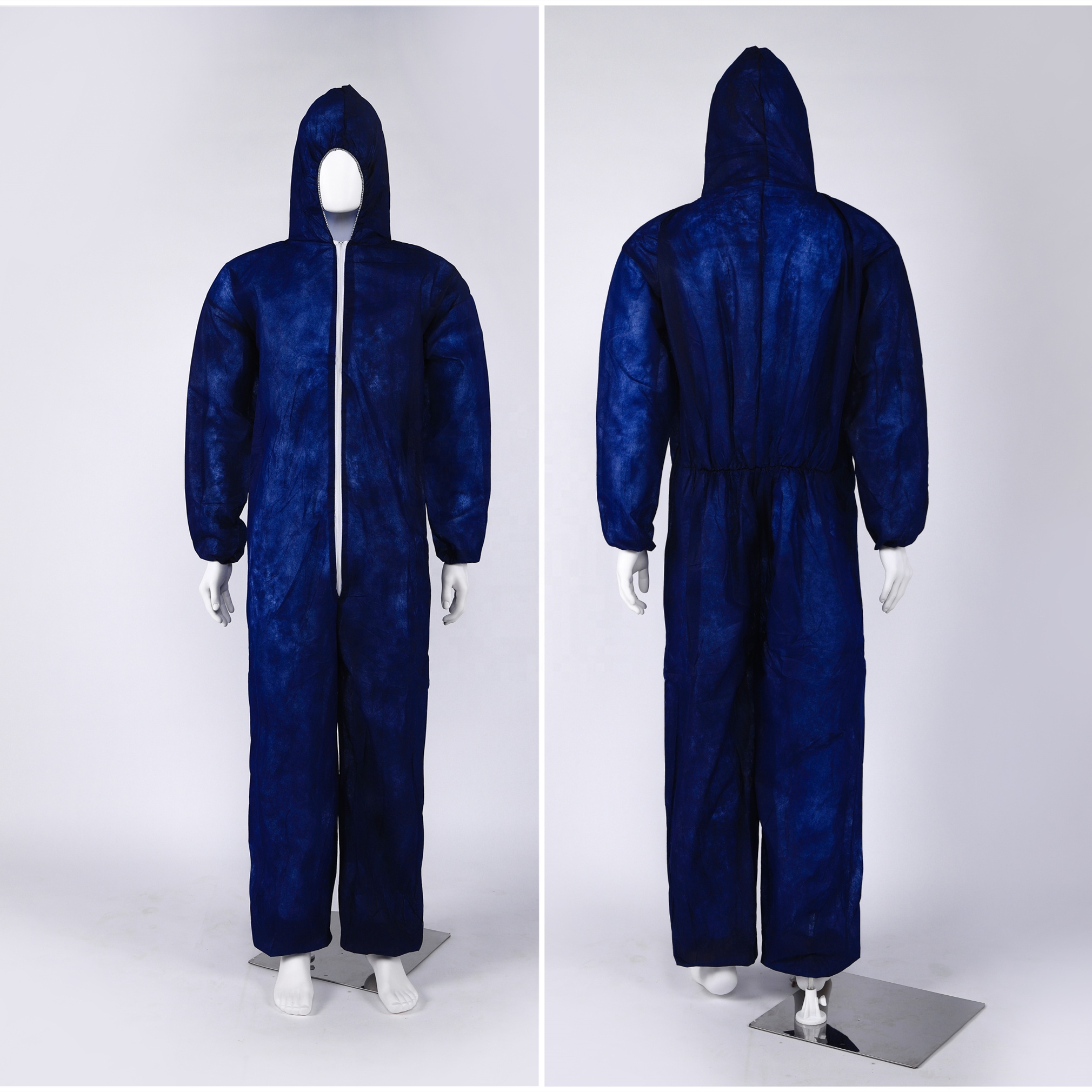 Non-woven PP/SMS Coverall Protective Disposable Coverall for Men or Women Protective Coverall