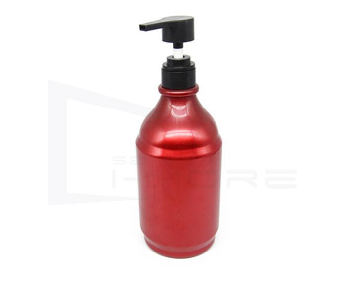 Solid PET 1L Hotstamp Plastic Shampoo Bottles
