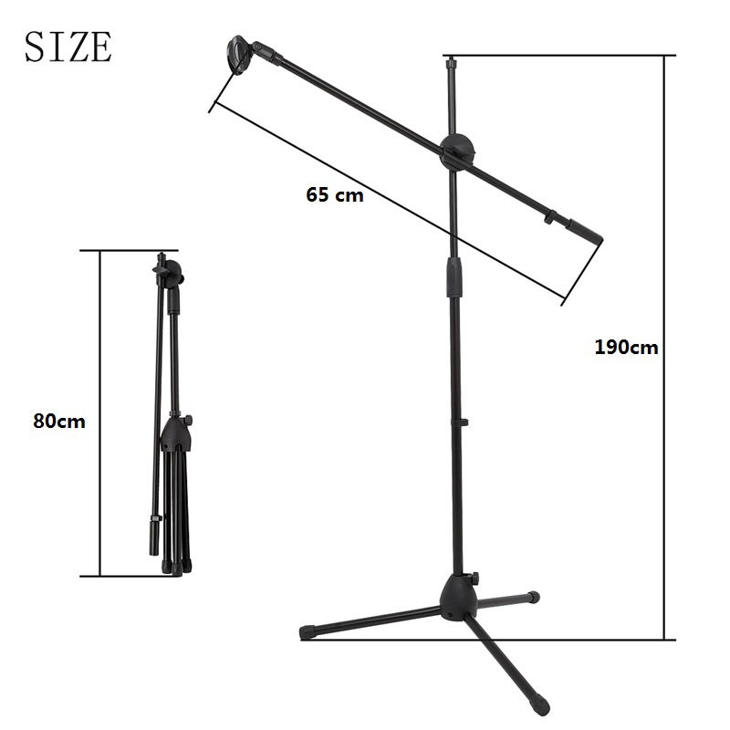 Double Buckle Remote Control M01 Tripod Mic Stand
