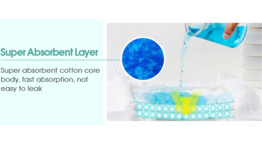 Non Woven Dry Surface Disposable Adult Diaper Older Personal Care