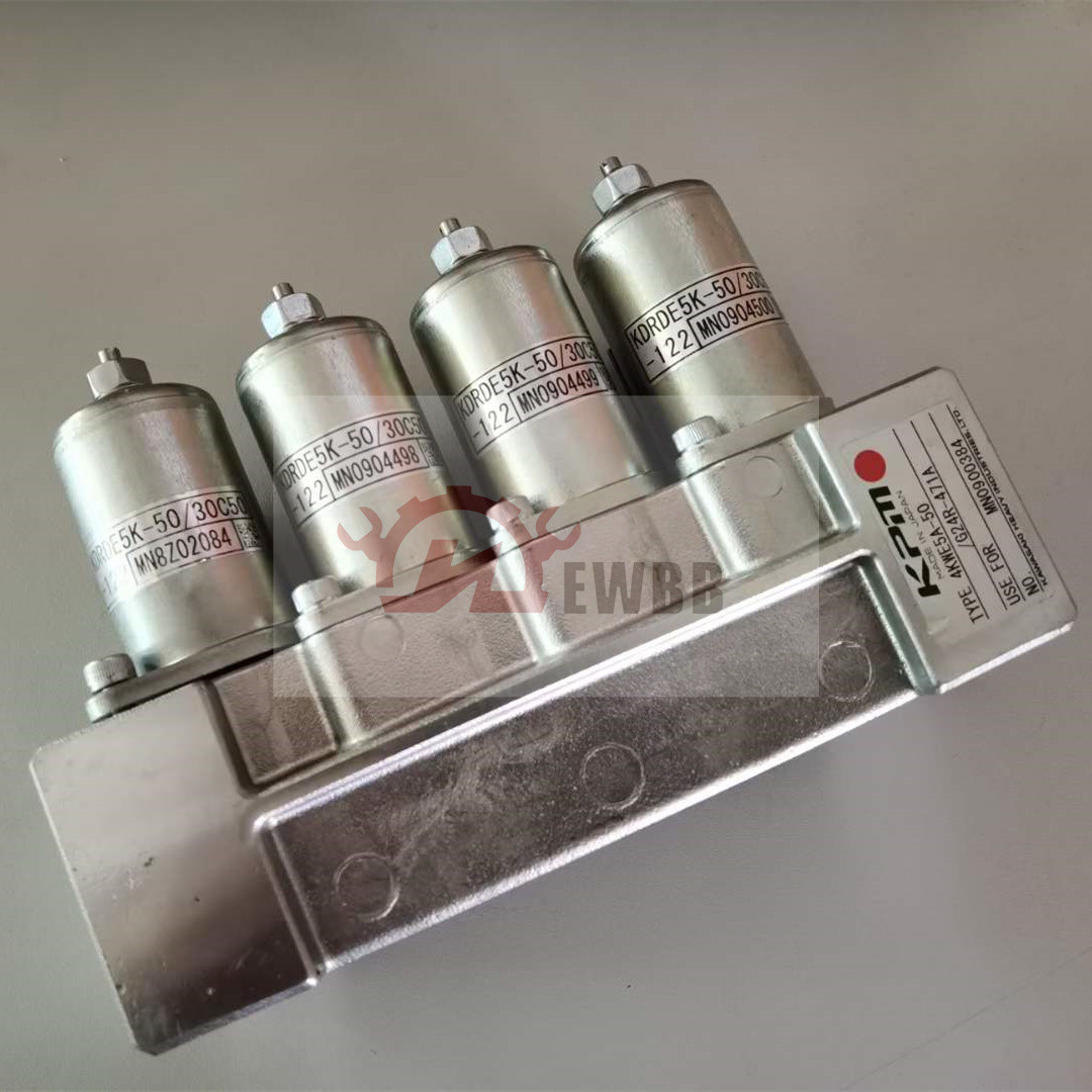 MN0900384 Excavator Electrical Parts Solenoid Valve KDRDE5K-50/30C50-122