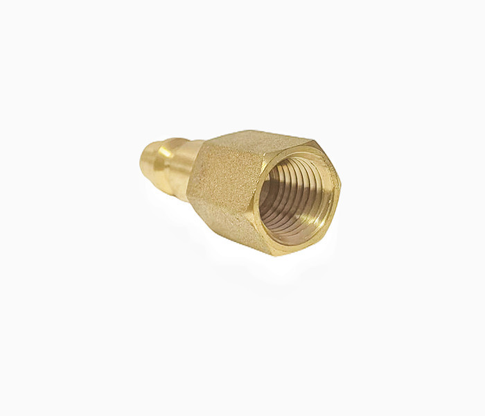 1/4" FNPT Highflowpro Brass Pipe Fitting Brass Air Plug Fitting V Style