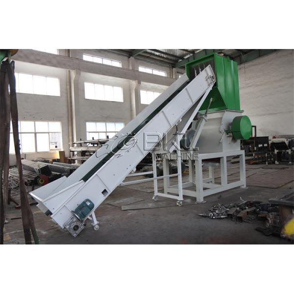 75KW Plastic Waste Recycling Machine SKD11 Plastic Bottle Crushing Machine