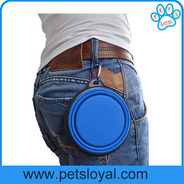 Manufacturer Cheap Silicone Pet Feeder Dog Bowl Collapsible Travel Pet Dog Bowl