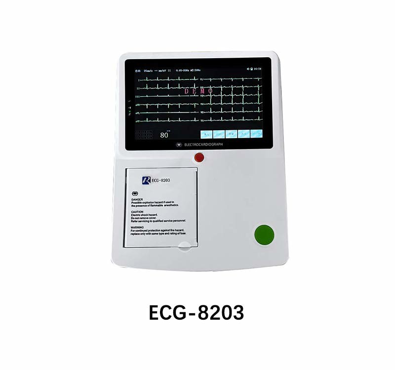Digital Three Channel Medical Ecg Machine Automatic Portable Gw 3kg