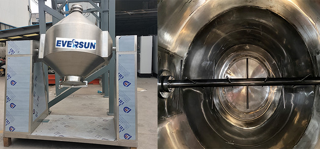 8 - 20 RPM Double Cone Mixing Machine For Powder Granule Mixing