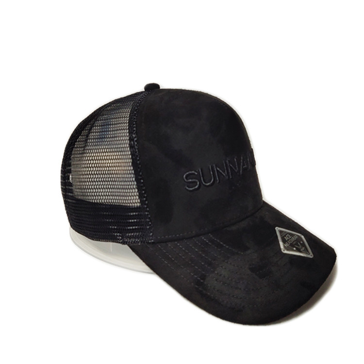 Polyester Mesh 5 Panel Trucker Cap Heat Transfer Printing Logo