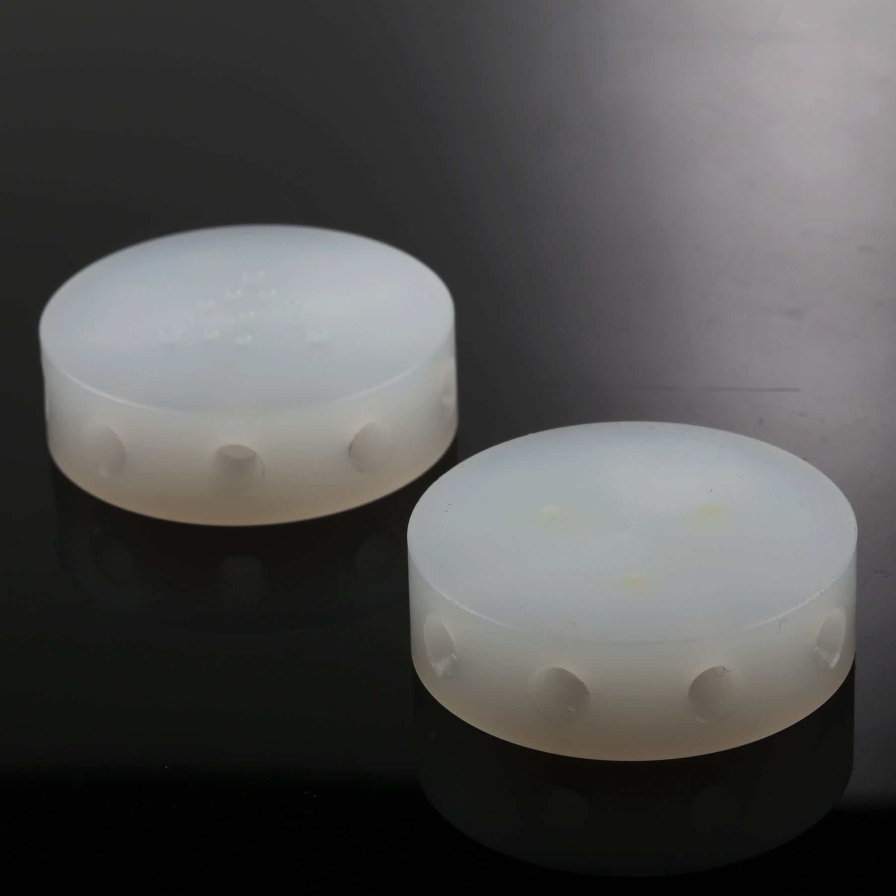 PCTFE / PEEK PTFE Machined Parts Custom CNC Plastic Machining Saprt Part