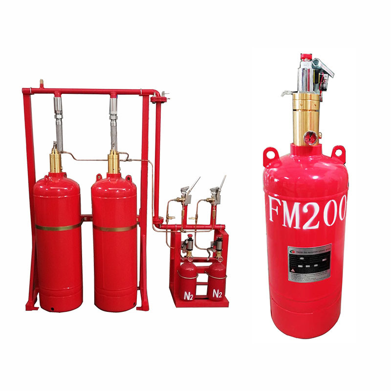 40L FM200 Pipe Network System For Archive Room High Performance