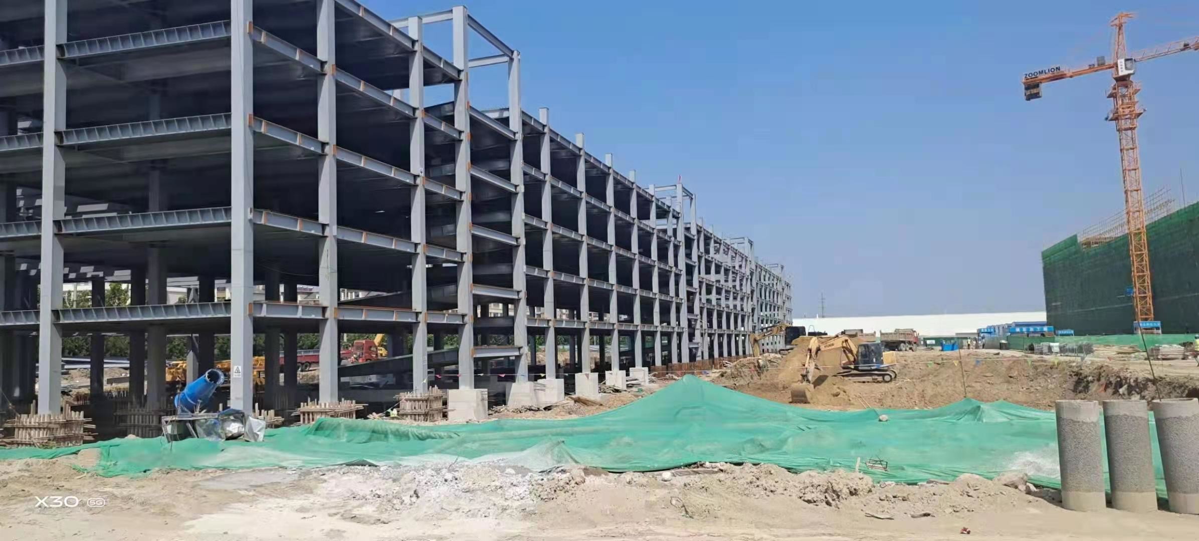 Multi Storey Riged Frame Structural Steel Structure Construction H Beam
