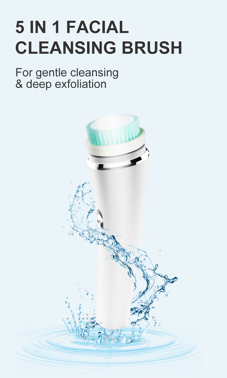 Battery Powered 3W 3V Facial Cleansing Device