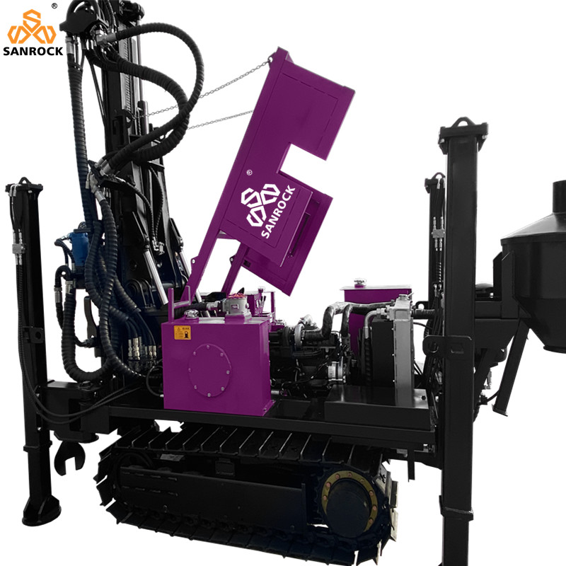 Borehole Core Drilling Rig SR200RC Reverse Circulation Drilling Rig Hydraulic RC Drilling Machine