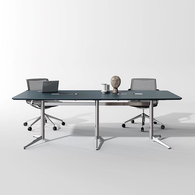 4 Person Conference Room Table Set Melamine W1800mm Stain Resistant