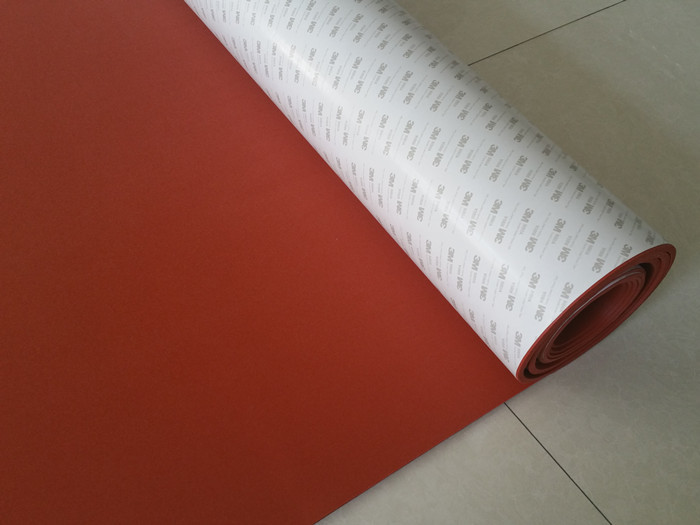 Dark Red Silicone Rubber Sheet Close Cell and High Temperature Resistant Silicone Sponge Sheet