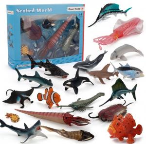 Buy cheap Simulation Sea Life Animals Model Kit Action Figures Miniature Education Kids Toys For Boys product