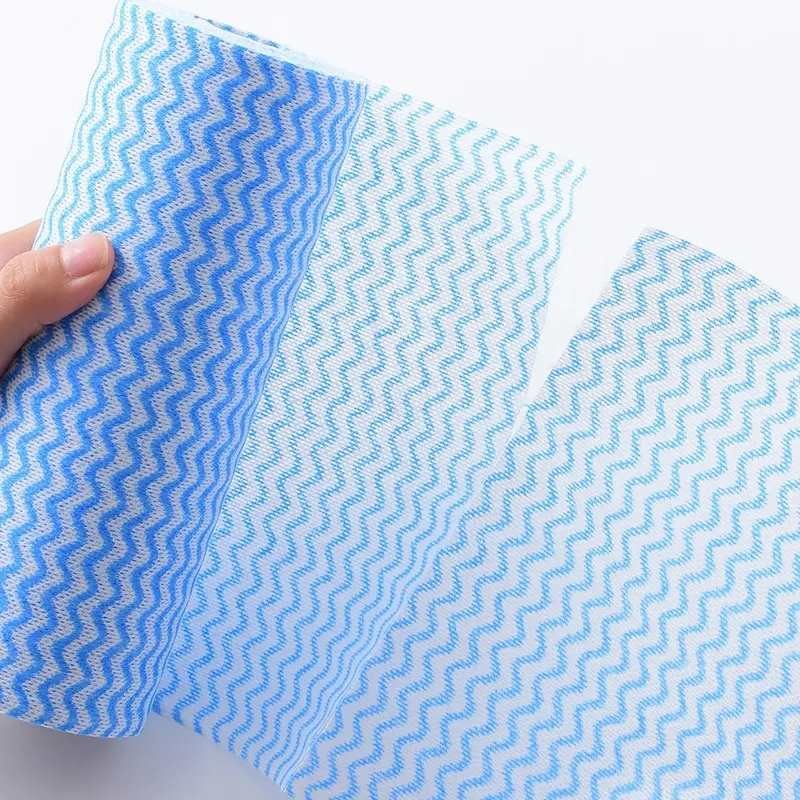 Kitchen Spunlace Cleaning Wipes 25x28cm Reusable Multipurpose