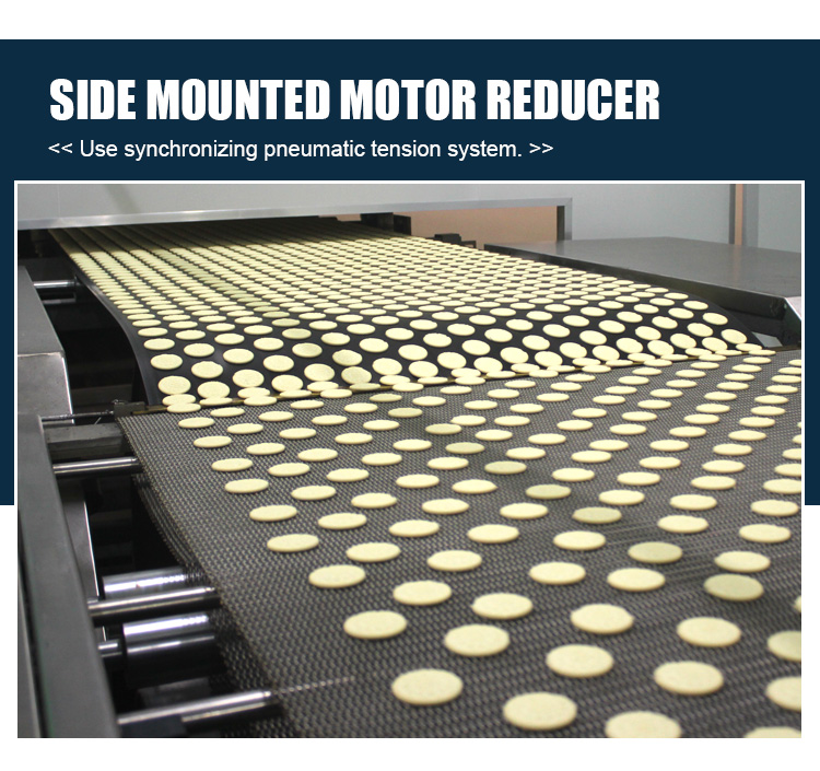 Biscuit Making Assembly Line Steel Conveyor Machine For Food Industry