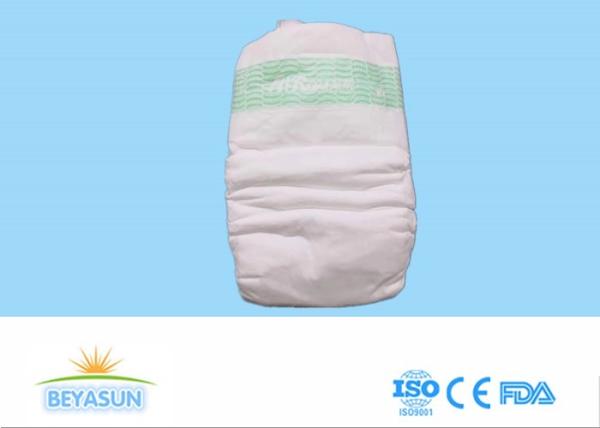 White Color Infant Baby Diapers With Airlaid Paper , Diapers For 1 Month Old