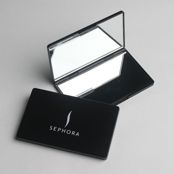Airport And Shop Plastic Travel Makeup Mirrors For Lady Gift / Small Cosmetic Mirror
