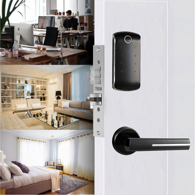 Security Password Door Lock Digital Keyless Smart Lock with TT APP