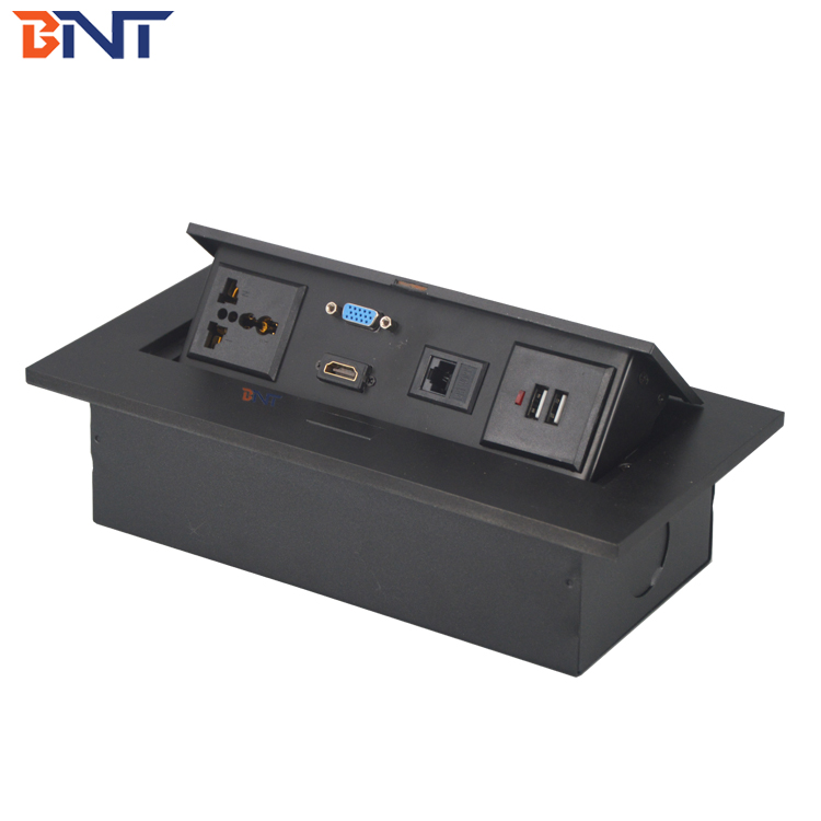 With USB charger interface conference furniture pop up desktop socket