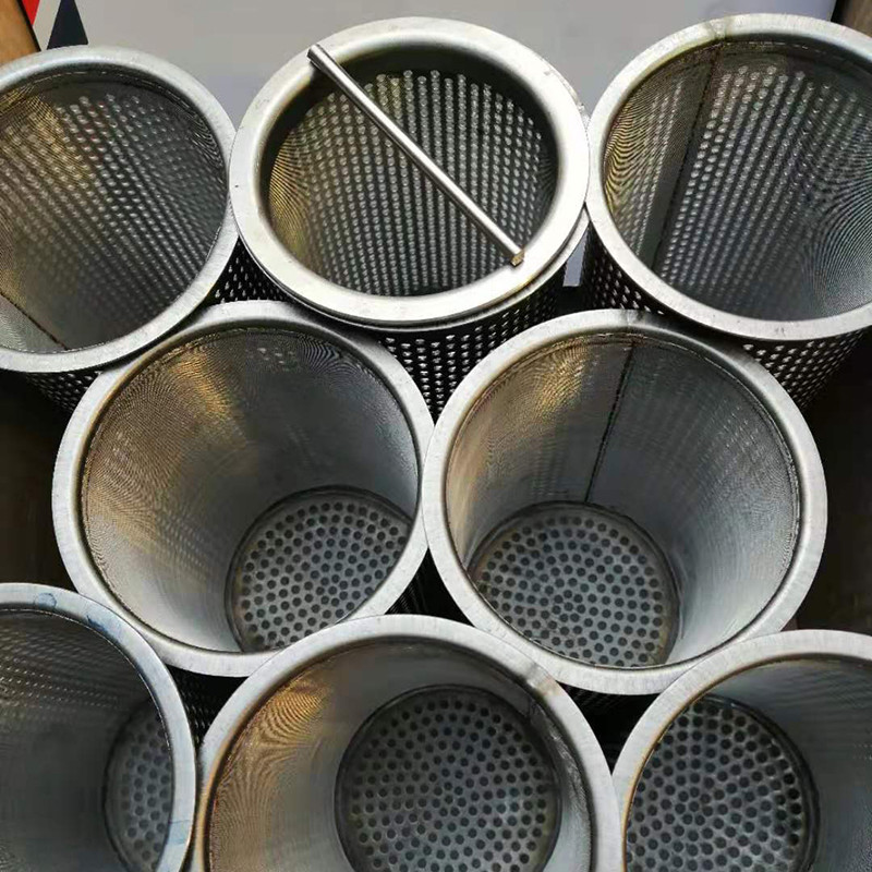 Customized Sintered Cartridge Filter Large Flow Ss Sintered Filter Cartridge