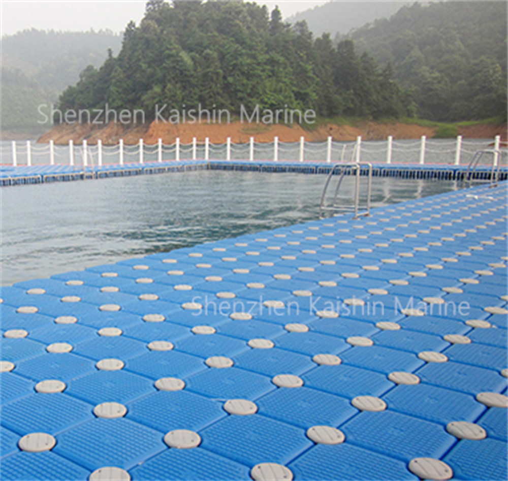 350kg/sqm HDPE Floating Dock Modular Design For Marine Use / Floating Cube