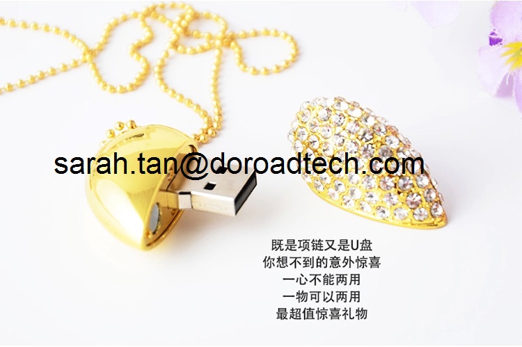 Heart Shape Jewelry USB Flash Drives