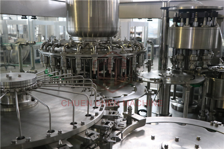 High Speed Glass Bottle Filling Machine For Fresh Juice / Concentrate Juice
