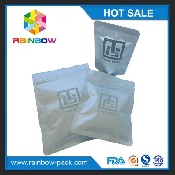 Custom printed foil laminated mini k mylar bag for medicine pills tamper evident zip lock plastic bags