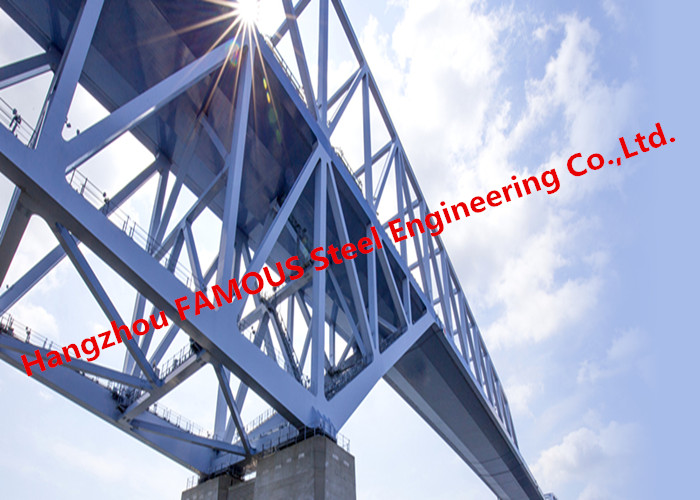 Multi - Span Single Lane Steel Bailey Bridges Structural Formwork Truss Construction
