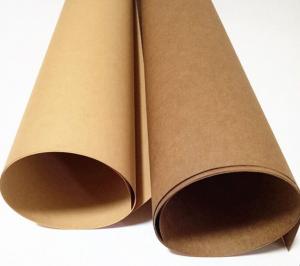 China Greaseproof Kraft Wrapping Paper Roll Protective 80gsm Brown Packing Paper on sale