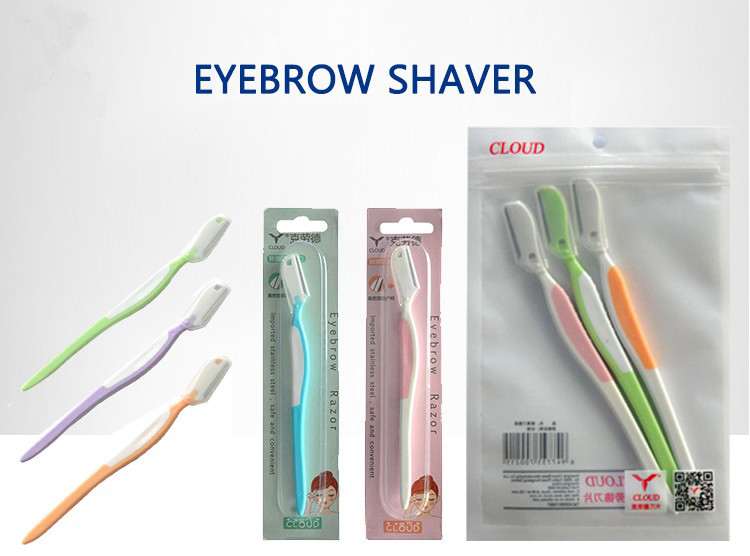 Dermaplaning Foldable Women'S Facial Shaving Razor Slanted Tip Type