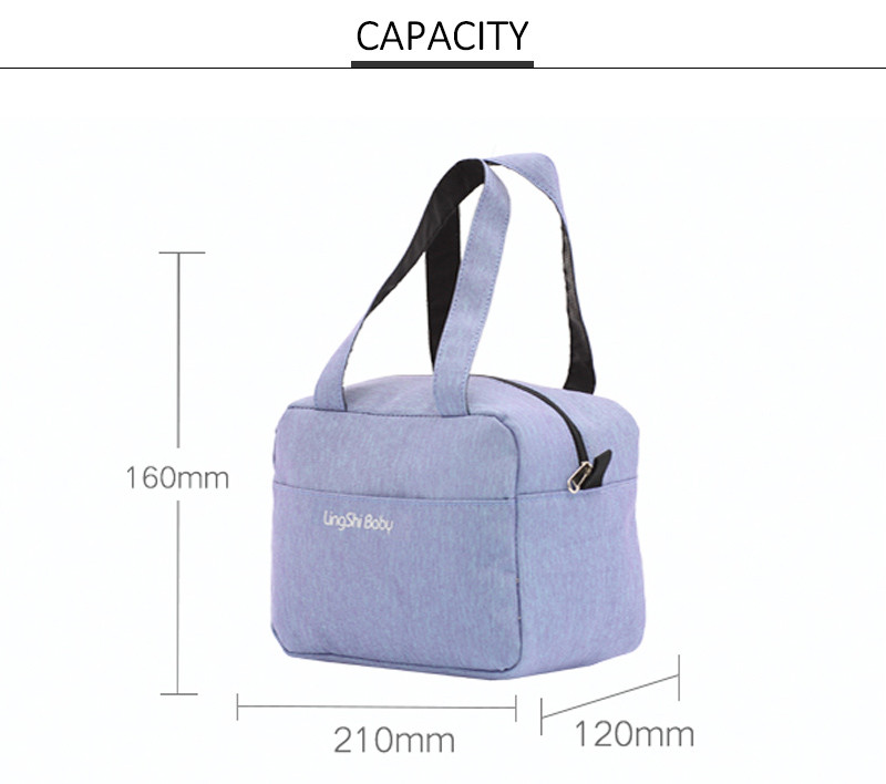 Shock Proof L21*D12cm Insulated Lunch Cooler Bags
