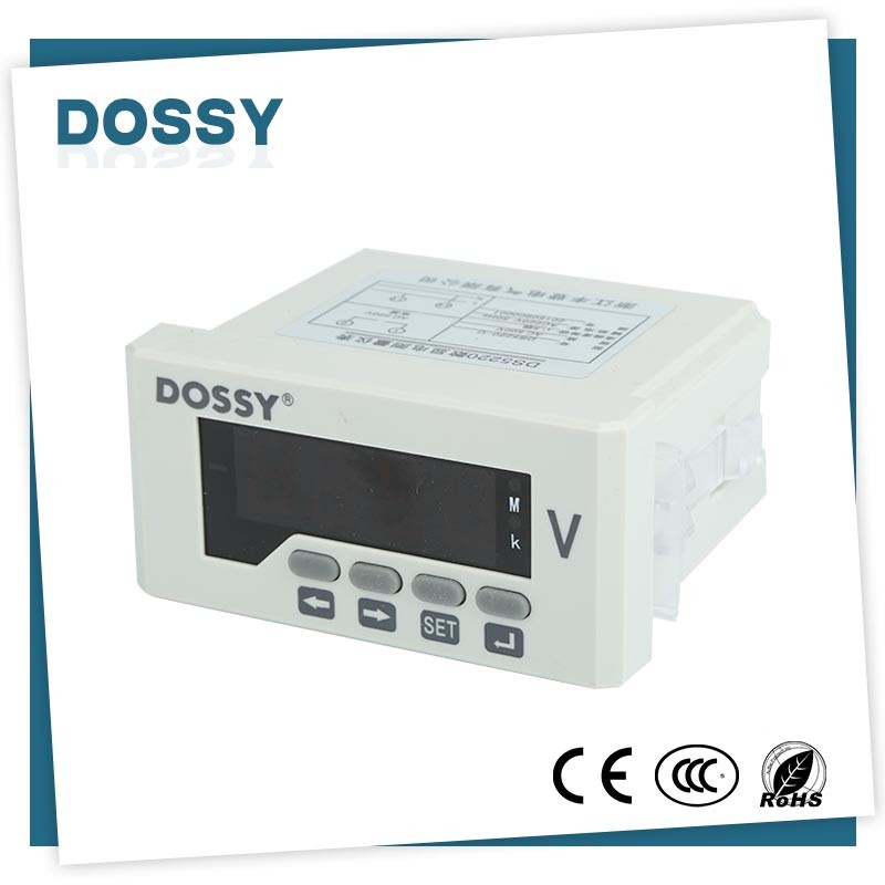 Single phase electricity lcd panel display smart digital voltage meter DS5210 V meter
