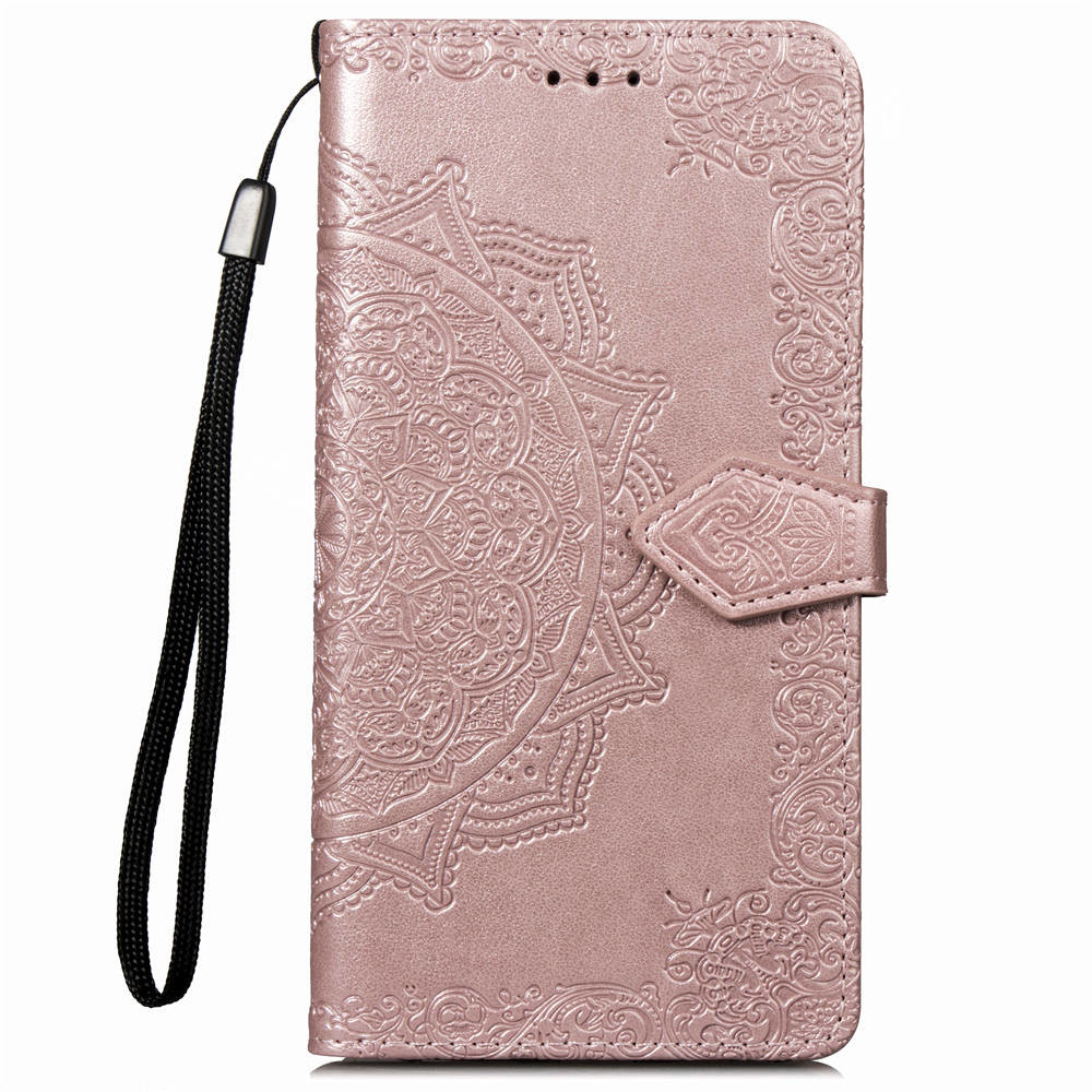 Multi Color Embossed Mandala Phone Flip Case For IphoneXS Max IphoneXR IphoneXS IphoneX Iphone8 Iphone8 Plus Iphone7