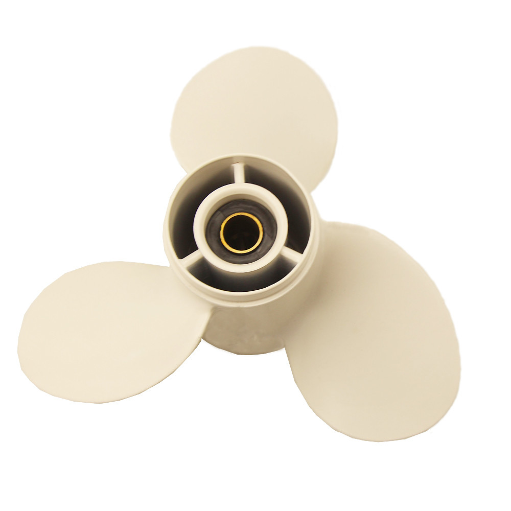 Long Life 3 Blade Outboard White Boat Motor Propeller For Yamaha Motors 15HP