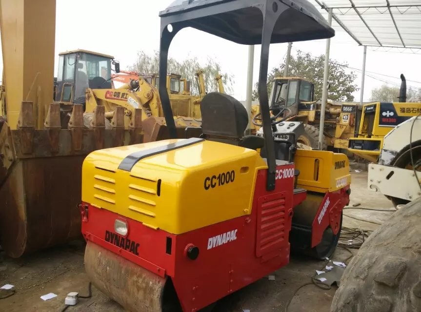Used Road Roller Dynapac CC1000 Douable Drum Roller With Cheap Price
