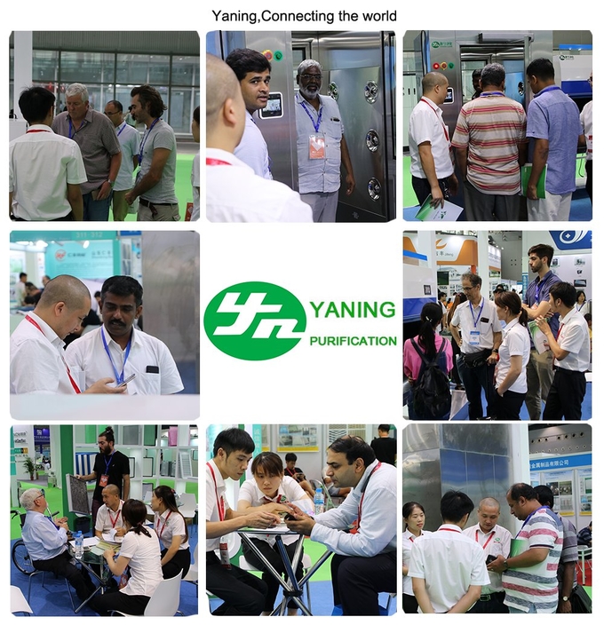 YANING GMP Modular System Clean Room Intelligent Air Shower Tunnel For Pharmaceutical
