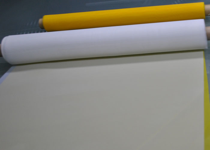 Low Elasticity Polyester Screen Printing Mesh 70 Micron For Ceramics / T- Shirt