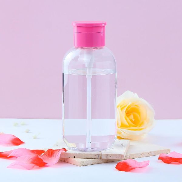 ISO9001 Certified PET Makeup Remover Bottle with Flip Cover and Customized Colors