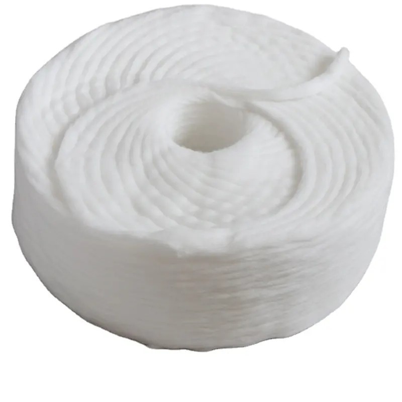 Absorbent Medical Cotton Sliver Cotton String Cotton Coil Hot Rolled Medical Beauty 100% Pure Consumable